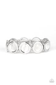 Muster Up The Luster - White Bracelet